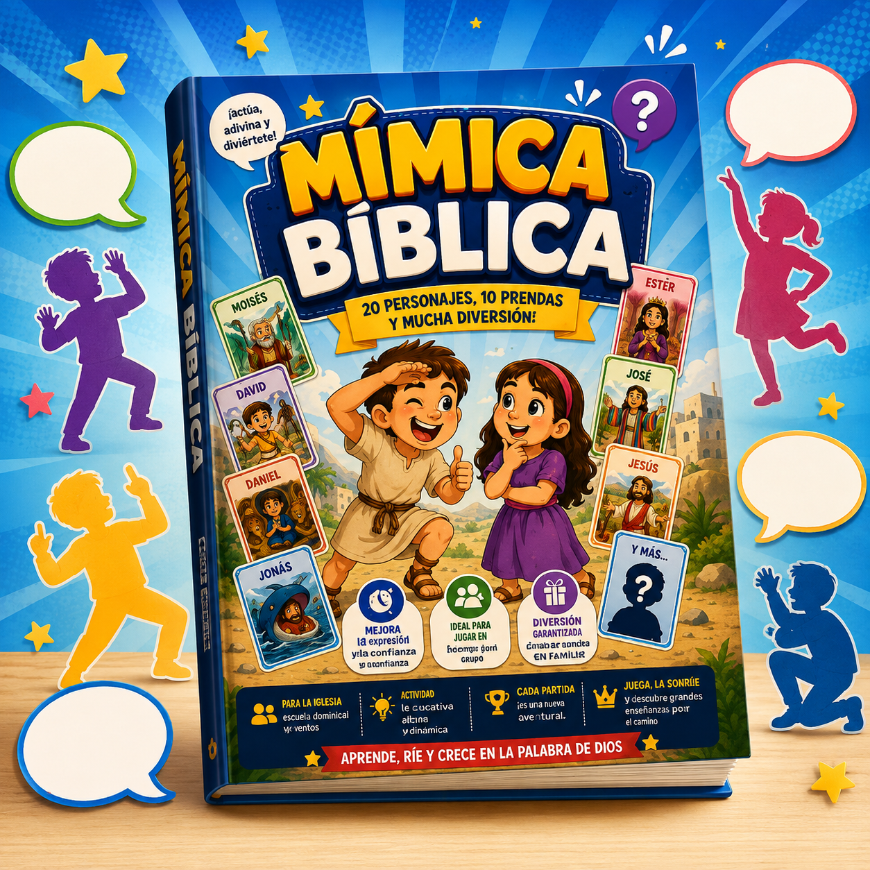 Portada del juego Mímica Bíblica